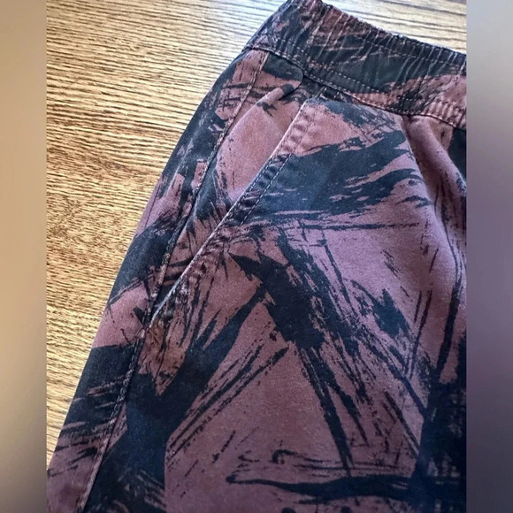 Rue21 Men’s Brown Black Abstract Print Jogger Pants Size 29 - Picture 7 of 7
